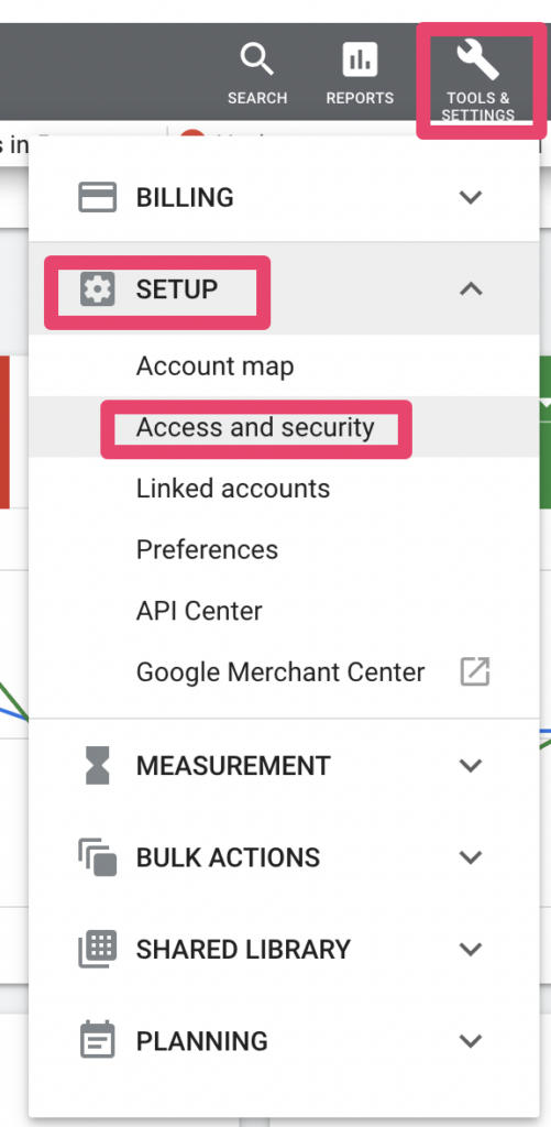 Google Ads access and security